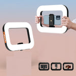 Charger l'image dans la galerie, 💡 Anneau Lumineux Rectangulaire Portable avec Support Smartphone