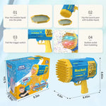 Charger l'image dans la galerie, Rocket Pistolet à Bulles 💦, Parfaite pour les fêtes 🎈et piscine