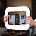Charger l'image dans la galerie, 💡 Anneau Lumineux Rectangulaire Portable avec Support Smartphone
